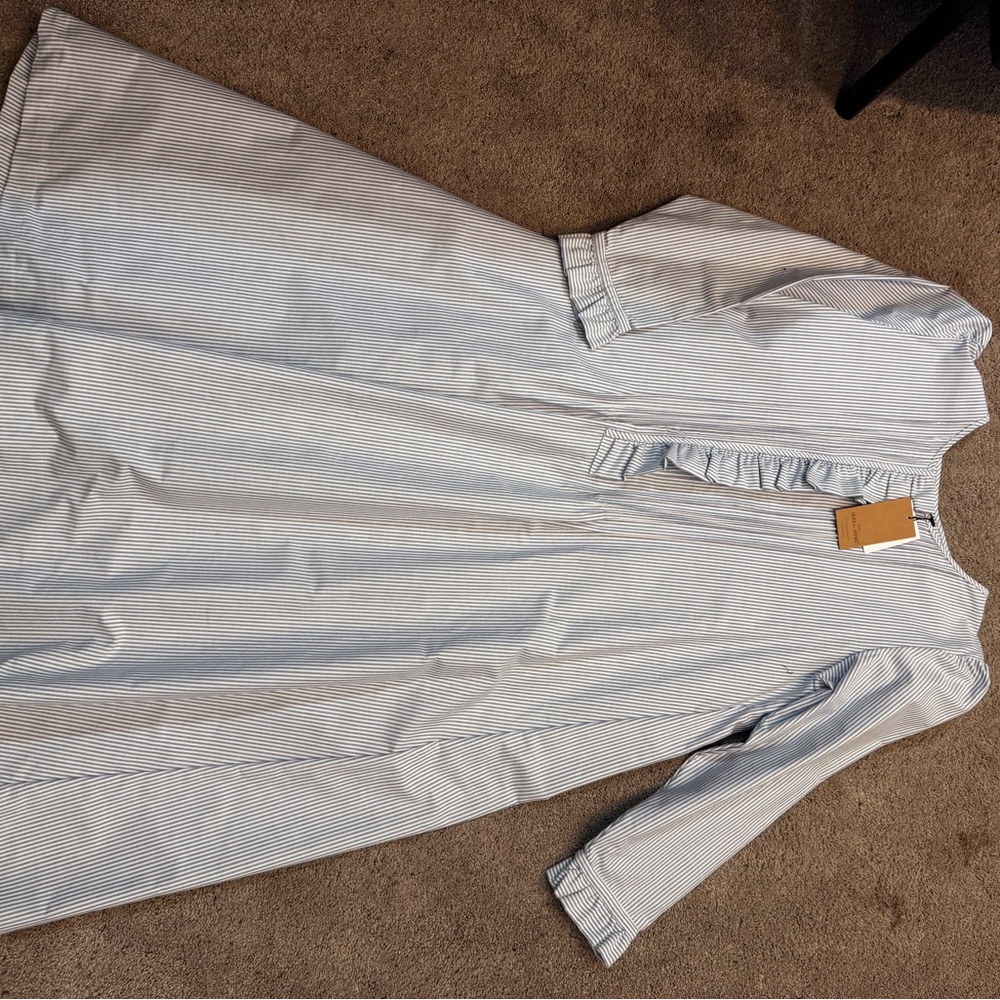 ARCHIVE Striped Blue and White Shirt